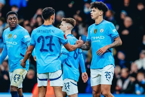 مانشستر سيتي يكتسح سالفورد سيتي بـ8 أهداف بكأس الاتحاد الإنجليزي